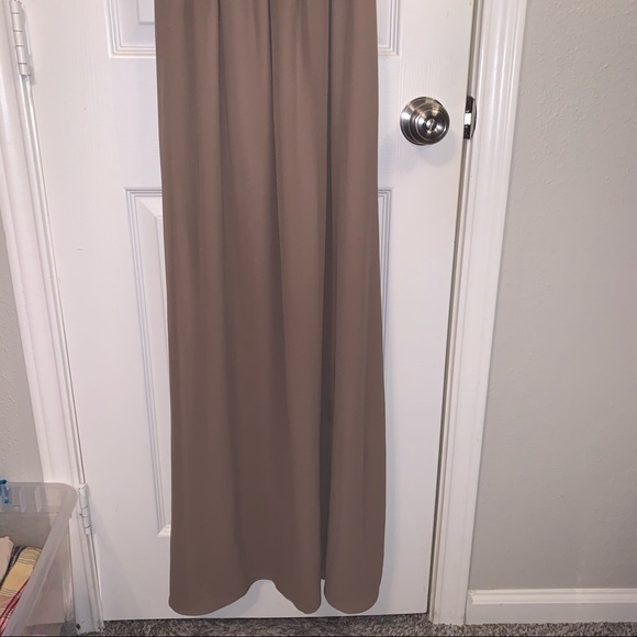 Show Me Your Mumu Kendall Scott Brown V-Back Formal Bridesmaids Dress Small - Picture 4 of 6